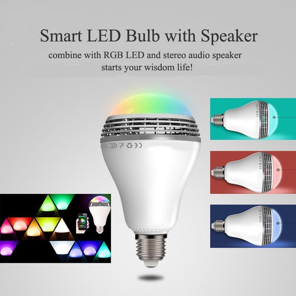 Creative LED Smart Bluetooth Bulb Speaker